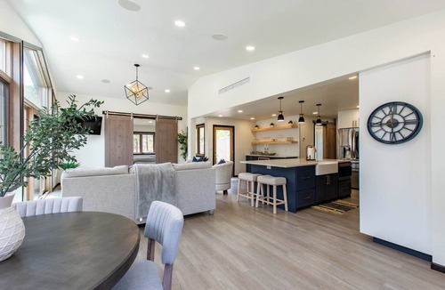 Rapid City House | Modern Smart House - 2BR/2BA - Wildlife Views - 2 Patios + Fire Pits