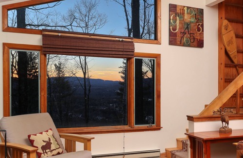 Campton Ski Chalet | Mountain Cabin with long range views, privacy, and more.