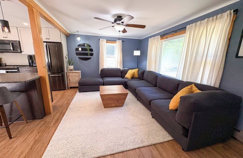 Bethel House | Nearby River Floating, Mtn Biking - with Fire Pit, and Dog Friendly