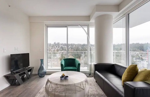 Port Moody Apartment | New 2BR Suite w/Parking, AC, Gym, Ocean View Port Moody , 5 min walk to skytrain