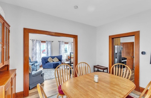 Garfield Heights House | NEW! Cozy Getaway with Hot Tub, Patio & Fenced Yard