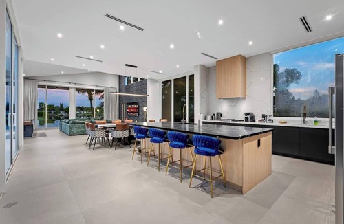 Ojus House | New Signature Waterfront Villa by The Glamhomes