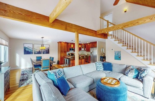 Jackson Condo | New Slopeside Home at Black Mountain w/Mountain Views, AC, Deck, Grill & WiFi