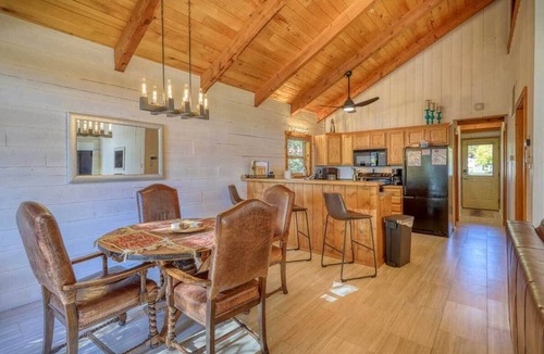 Pagosa Springs House | Pagosa Lakefront Home w/Hot Tub, A/C, & Canoe!