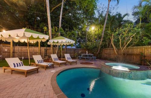 Poinciana Park House | Palm Beach 5BR Cottage!PoolSpaSaunaCold Plunge