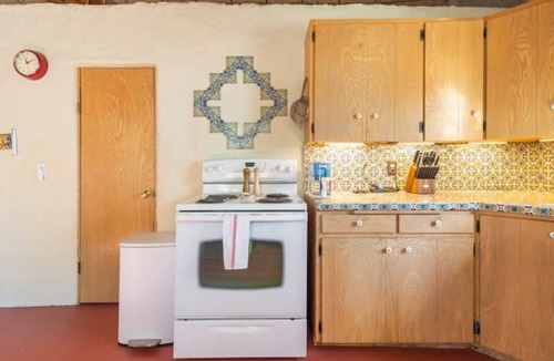 Corrales House | Peaceful artisan adobe with view of the Sandias
