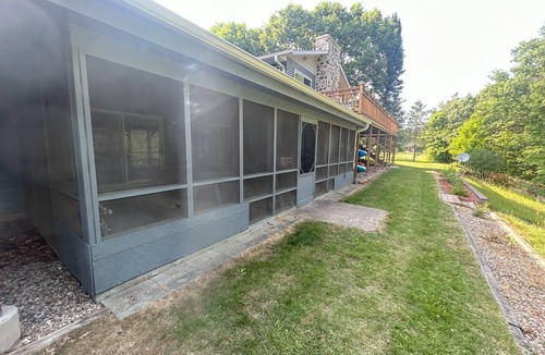 Shawano House | Peaceful & Spacious Wolf River Home - 4 Bedrooms, Pool, Fire Pits & Scenic Views