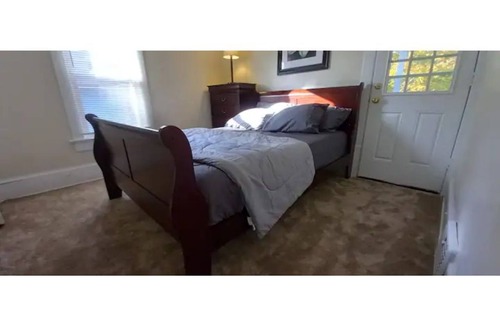 Akron House | Pet friendly home near Cuyahoga and Portage Lakes sleeps 10, 3 decks & fire pit.