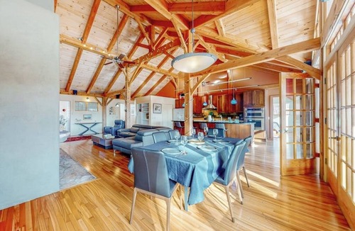 Underhill House | Private mountain retreat with a game room, home theater, & jetted tub