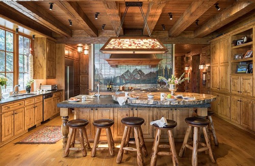 Moose Wilson Road Villa | Private, stately lodge nestled near the banks of the Snake River