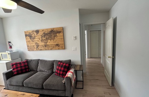Fernie Hotel | Private Suite with Mountain Views & Living Area
