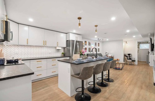 Edmonton House | Private theatre, themed rooms, and comfort near Whyte Ave & Downtown