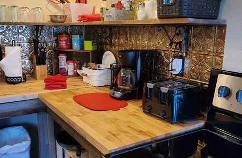 Deadwood Apartment | Quaint one bedroom with murphy bed in common area, sleeps up to four