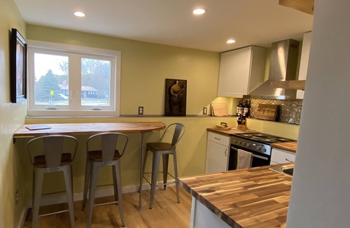 South End House | Quiet Vaulted Private Home, heart of popular south end.