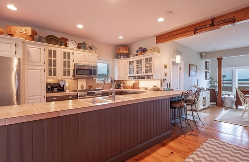 Jonesport House | Quintessential waterfront home with over 400 feet of private sandy beach.