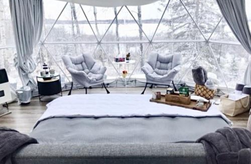 Central Alberta House | Refuge Bay's Ignis Dome - Luxury Off Grid Escape
