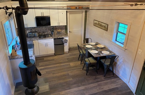Dubois Cabin | Remodeled Cabin on 40 private acres of Wind River frontage with R/V hookup.