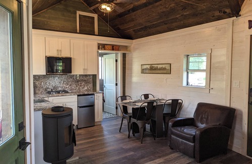 Dubois Cabin | Remodeled Cabin on 40 private acres of Wind River frontage with R/V hookup.