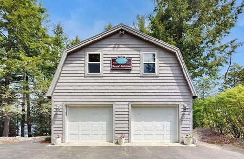Alton Bay House | Renovated home with a water view, washer/dryer, full AC & deck