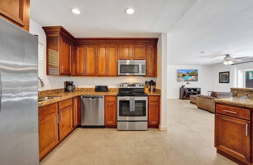 Survey Creek House | Resort Style Pool! Large Sun-drenched Patio 1.6 miles Poolside to Seaside!