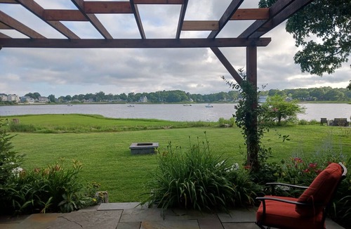 Wareham Center House | Riverfront house with kyacks fire pit and gym