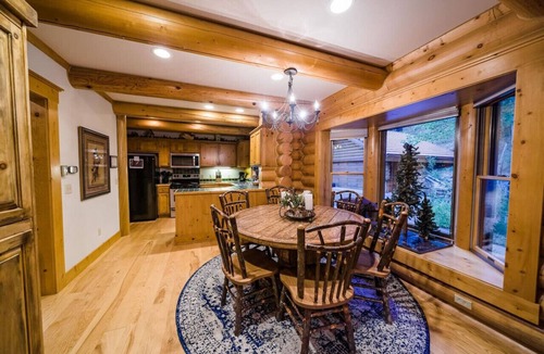 Estes Park Cabin | Riverfront lodge w/hot tub! Borders Natl Park