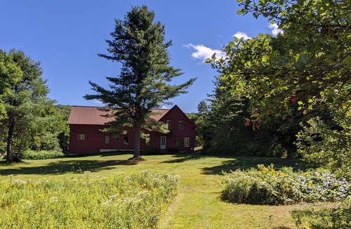 Ludlow Cabin | Rustic camping cabin on 360 acres with 2 lakes and trails, sleeps 8
