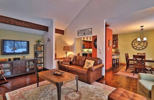 Plymouth House | Rustic home with a private hot tub, cable, & washer/dryer