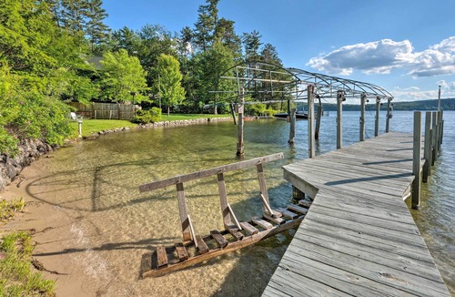 Meredith House | Scenic Meredith Hideaway w/ Dock + Beach!