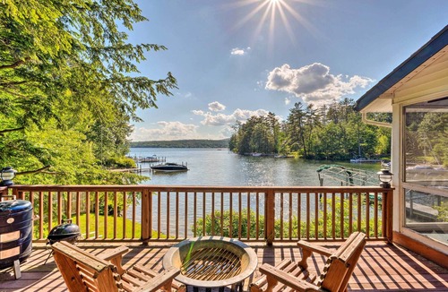 Meredith House | Scenic Meredith Hideaway w/ Dock + Beach!