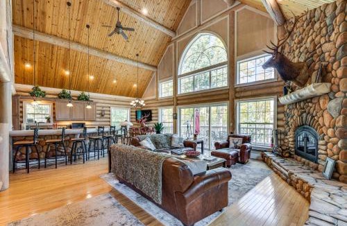 Red Feather Lakes House | Secluded Log Cabin w/Game Room & Forest Views