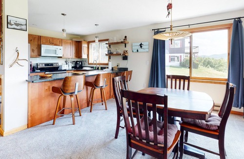 Jackson Condo | Ski Chalet-Inspired Condo w/ Incredible Views, Free WiFi, Furnished Patio, & W/D