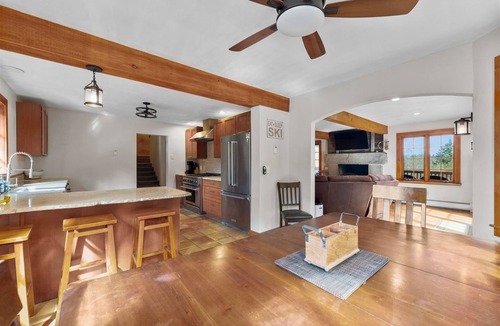 Winhall House | Ski Chalet on private 35 acre property with hot tub + stratton vip parking pass