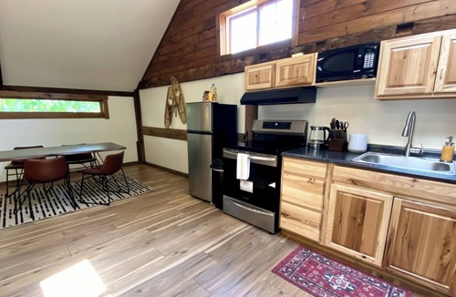 Northfield House | Skylight Barn Retreat w/Hot Tub Near Highland