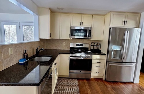 Sharon House | Spacious 3-Bdrm Retreat – Close to Boston Stadium/Trains; Patio, Deck & Sunroom!