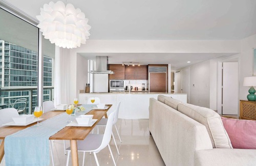 Downtown Miami Apartment | Spacious Brickell Suite with Dedicated Workspace