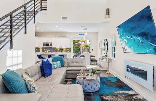 Delray Beach House | Spacious Designer Home Htd Pool Near Atlantic Ave