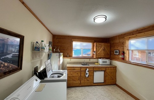 Lake City House | Spacious log cabin with a private gazebo view of Red Mountain!
