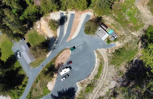 Powell River RV Rental | Steps From the Beach Full Service RV Site