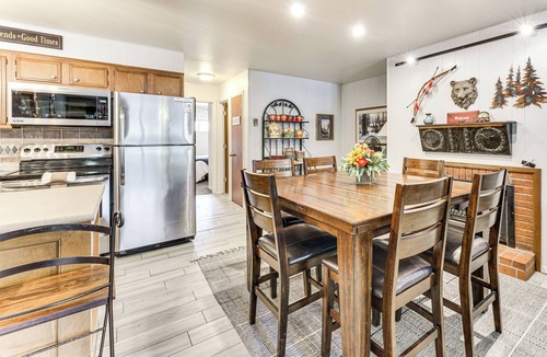 Red River Condo | Steps to Skiing! Mtn-View Haven in Dtwn Red River