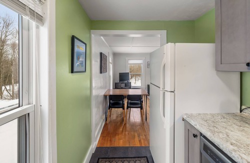 Morrisville Condo | Stowe Lofts- 2-bedroom condo, peaceful, 5 min to Stowe, Ask about pet policy