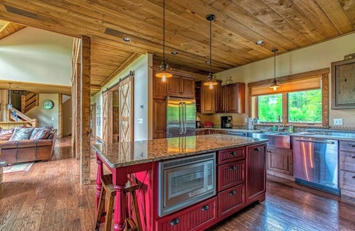 Sunday River Area House | Stunning mountain-view estate with private pool & hot tub - near slopes