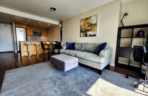 Central Lonsdale Condo | Stylish 1BR w/View + Parking | Central Lonsdale | Quick Downtown Access