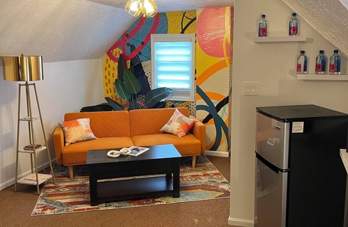Highland Square Apartment | Stylish loft. Perfect for both travelers & event planners, alike!