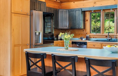 Sunday River Area Cabin | Sunday River Home: Firepit, Hot Tub & 2 Game Rooms