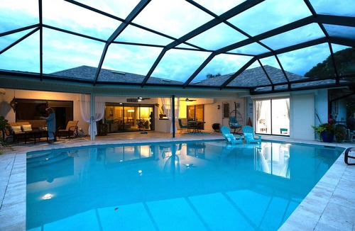 Kings Lake House | Swimming pool, lake view, minutes to Naple's downtown and beach.