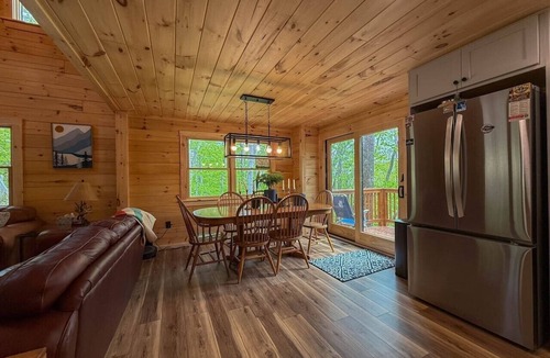 Birchview by the Saco Cabin | The Riverwood | Brand New Log Cabin | River Access