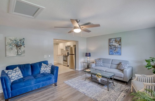 Singer Island Apartment | Three condos less than a mile to the beach with courtyard and charcoal grill