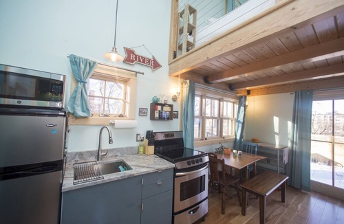 Centennial House | Tiny House by the Winooski Falls, Vermont River House