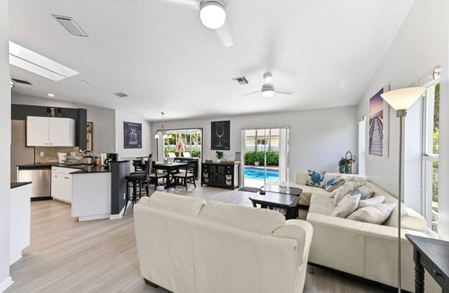Margate House | Tropical Oasis Escape with Heated Pool & BBQ